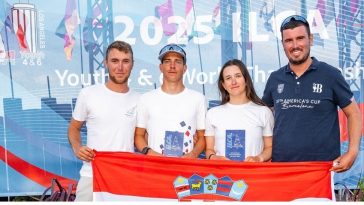 Foto JK Horizont Poreč - Nika Fornažar i Edi Jurman u Los Angelesu