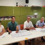 Foto Tanja Kocijančić- potpis ugovora za energetsku obnovu školske sportske dvorane i dormitorija u Višnjanu