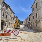 Radovi u centru Višnjana - Foto Tanja Kocijančić