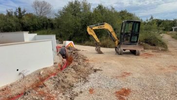 Foto Grad Poreč postavljanje nove led javne rasvjete