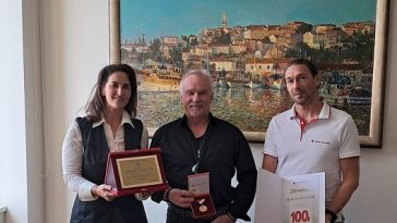 Foto Općina Vrsar - prijem za darivatelje krvi jubilarce