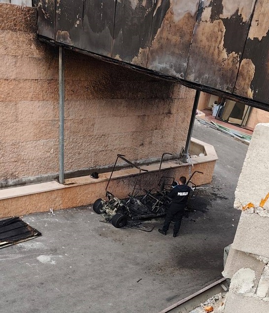 Požar u Mulinu - Foto Vatrogasci Umag