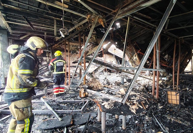 Požar u Mulinu - Foto Vatrogasci Umag