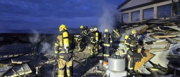 Požar u Mulinu - Foto Vatrogasci Umag