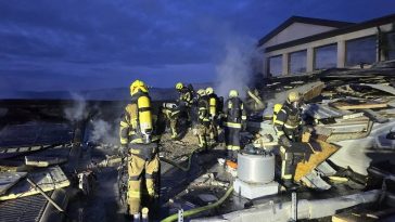 Požar u Mulinu - Foto Vatrogasci Umag