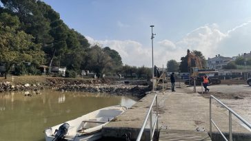 Radovi u luci u Funtani - Foto Tanja Kocijančić