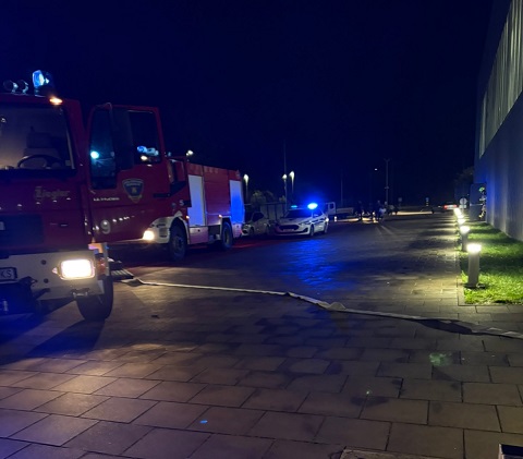 Foto Tanja Kocijančić - Požar u dvorani Finida u Poreču