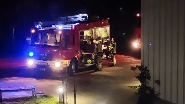 Foto Tanja Kocijančić - Požar u dvorani Finida u Poreču