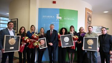 Foto Istarska županija - Prijem za dobitnike nagrade Suncokret