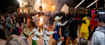 Kaštelir maškare 2026 spaljivanje pusta