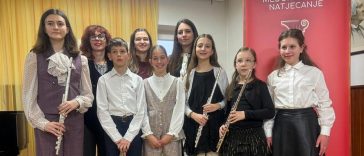 Porečki flautisti osvojili šest nagrada na međunarodnom natjecanju „Mladi Padovec“ umjetnička škola poreč