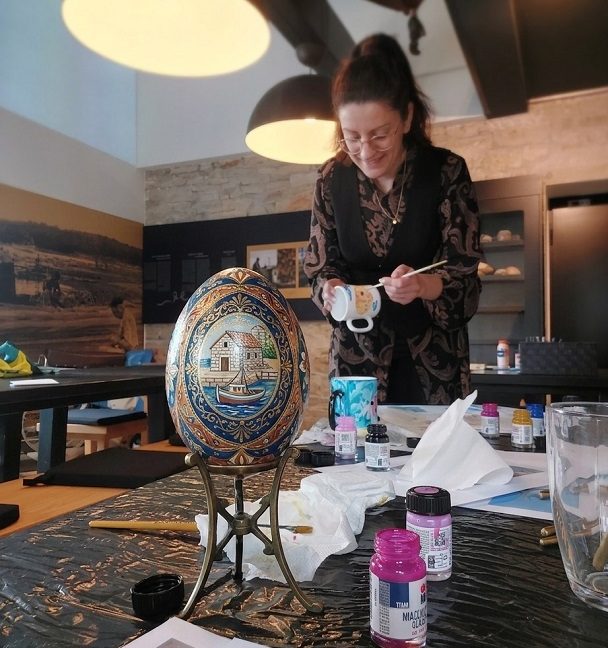 Foto Ribarska kuća u Santa Marini - generirano aplikacijom Gemini