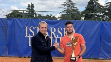 Mili Poljičak - pobjednik u Poreču i Branimir Horvat - direktor turnira Istarska rivijera