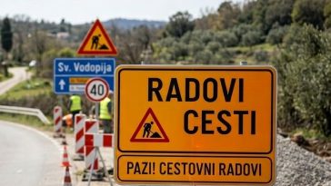 radovi na cesti ilustracija stancija vodopija