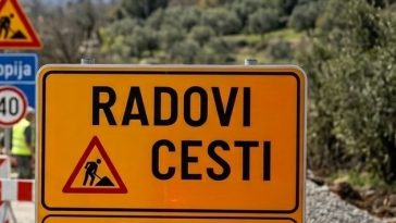radovi na cesti ilustracija stancija vodopija