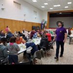 Večer društvenih igara udruge Štriga u sali na domu u Kašteliru