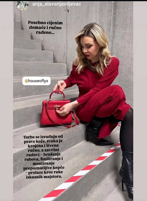 Anja Alavanja s torbicma istarskog brenda Lys by Sandra Cerin