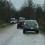 Prometna nesreća na cesti Gedići - Tar, na ulazu u Perce - Foto Istra Terra Magica