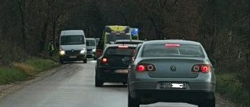 Prometna nesreća na cesti Gedići - Tar, na ulazu u Perce - Foto Istra Terra Magica