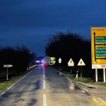 Nesreća na ulazu u Krunčiće na cesti prema Lovreču - Foto Istra Terra Magica