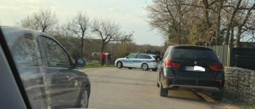 Prometna nesreća na cesti Gedići-Tar, kod mjesta Perci - Foto Istra Terra Magica