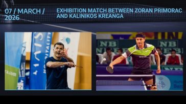 Stolnoteniske legende sutra u Vrsaru: egzibicijski meč Primorac – Kreanga u dvorani Saline