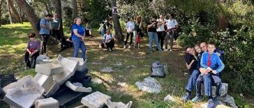 Eko akcija u Vrsaru na otoku Sveti Juraj - Foto Općina Vrsar