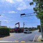 Foto Tanja Kocijančić - Postavljanje semafora u Gedićima