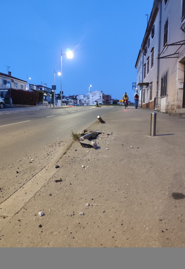 Prometna nesreća u Poreču kod Lakopa 8-4-2026 - Foto Istra Terra Magica