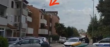 Screenshot - Mladić satima bio na krovu zgrade u naselju Finida u Poreču