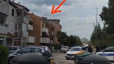 Screenshot - Mladić satima bio na krovu zgrade u naselju Finida u Poreču