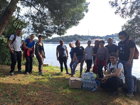 Eko akcija u Vrsaru na otoku Sveti Juraj - Foto Općina Vrsar