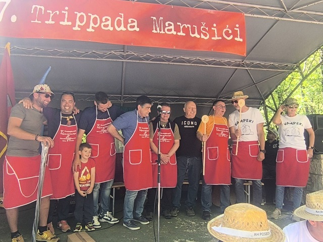 U Marušićima održana 7. Prvomajska Tripada, međunarodno gastro natjecanje u pripremanju tripica