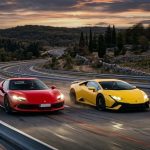 sportski automobili ferrari lamborghini ilustracija umejtna inteligencija