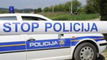 ilustracija auto policija traka