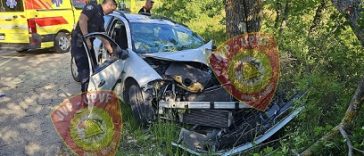 Teška nesreća između Plovanije i Kaštela - Foto Vatrogasci Umag