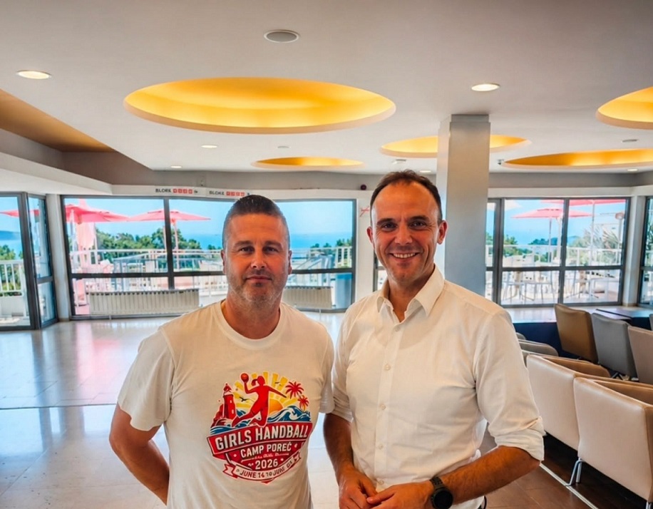 Dean Čehć i Loris Peršurić ženski urkometni klub poreč