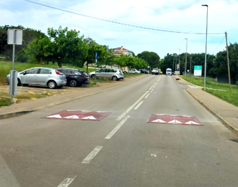 Novi ležeći policajci u Funtani na potezu od ulaza u mjesto prema vrtiću
