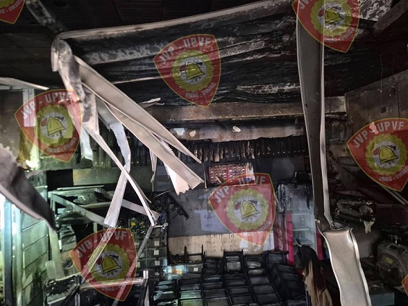 Foto Vatrogasci Umag - Požar poslovnog prostora u Novigradu