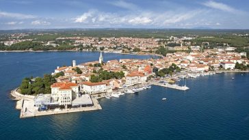 poreč panorama grad