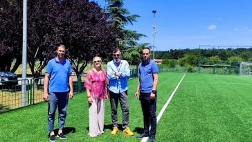 Foto Tanja Kocijančić - Obnovljeno igralište u Funtani na Perilima