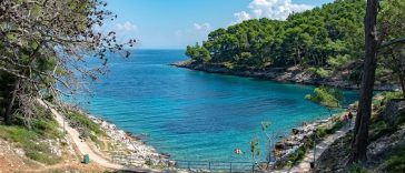 obala šuma more priroda plaža nature hrvatska cres pixabay