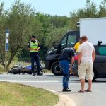 Sudar kamiona i motocikliste u Varvarima kod Poreča - Foto Istra Terra Magica