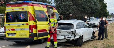 Foto Istra Terra Magica - lančani sudar kod Musaleža nedaleko Poreča
