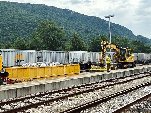 Foto HŽ infrastruktura - obnova pruge u Istri kod Lupoglava