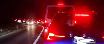 Gužva na ulazu u Funtanu zbog prometne nesreće - Foto Tanja Kocijančić