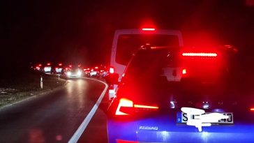 Gužva na ulazu u Funtanu zbog prometne nesreće - Foto Tanja Kocijančić