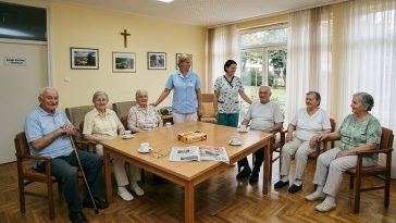 Generirano umjetnom inteligencijom - ilustracija - Dom za starije i nemoćne