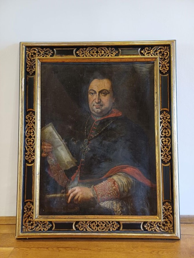 Portret biskupa de Polesinija vraćen u Poreč - Foto Grad Poreč