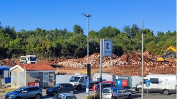 Gradnja novog trgovačkog centra Kaufland u Poreču - Foto Tanja Kocijančić